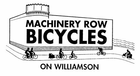 Machinery Row Bike Sponsor logo